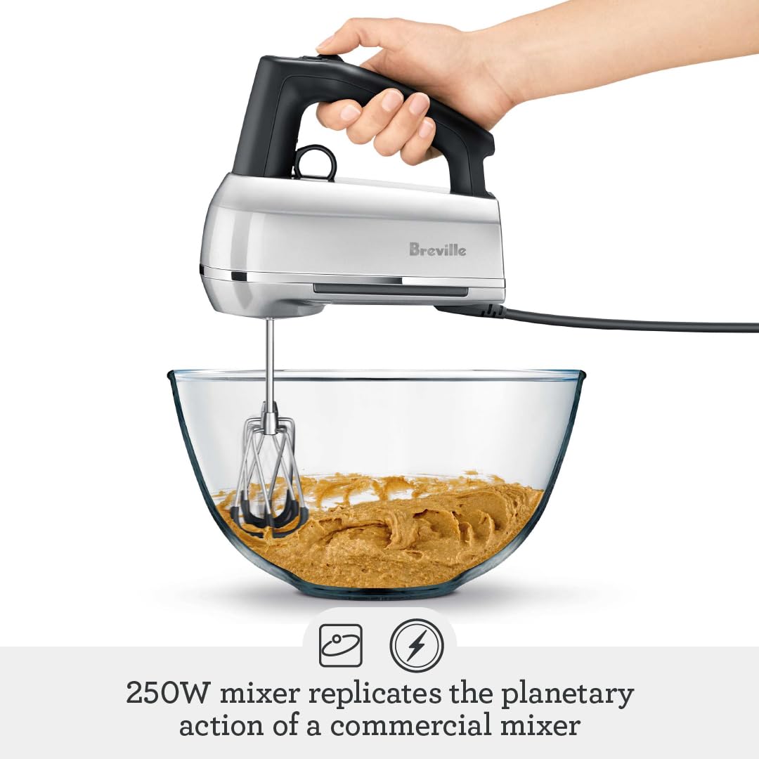 Breville BHM800SIL Handy Mixer for Baking, Silver