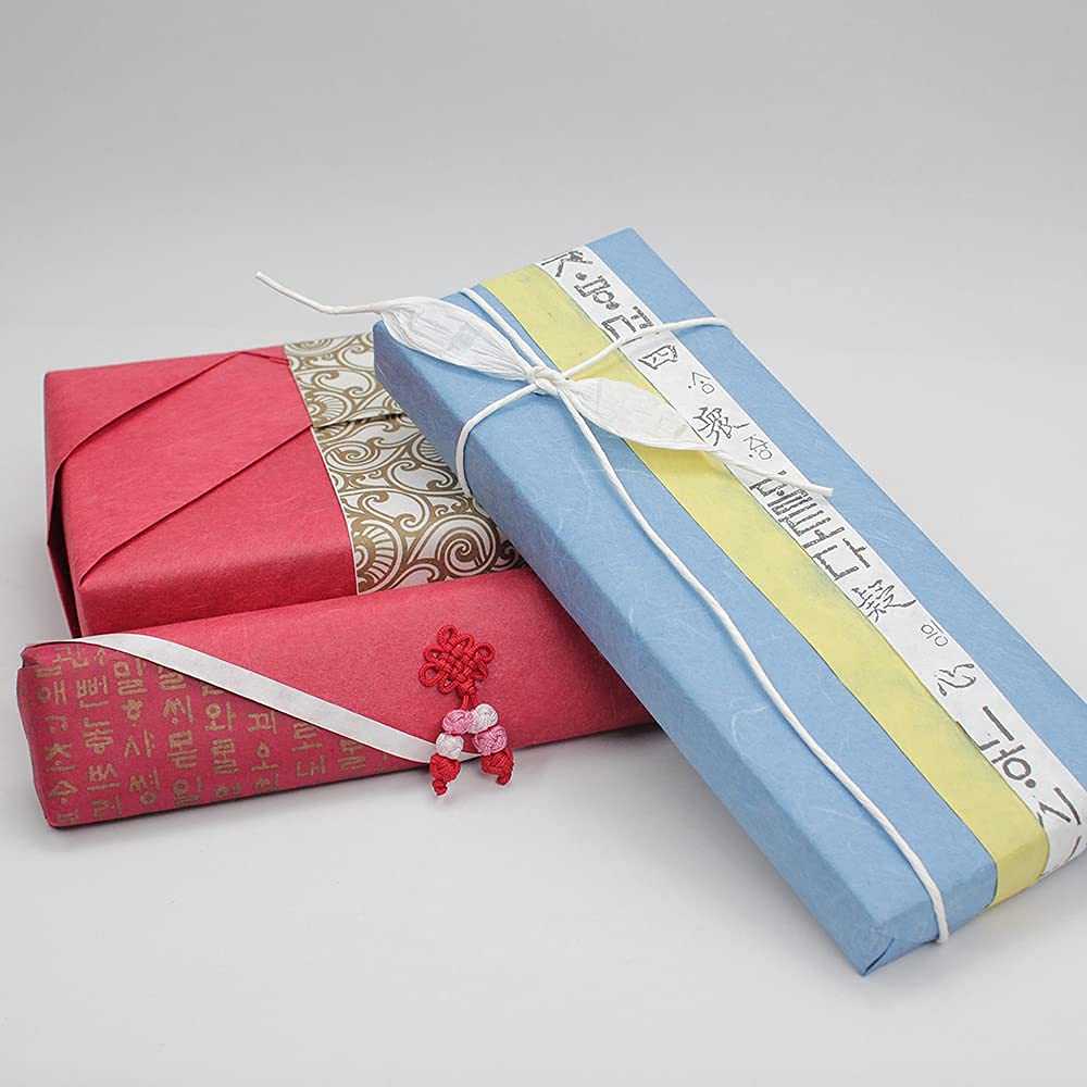 Korean Traditional Mulberry Paper, Colored Hanji Paper Roll, Natural Fiber Texture, Unyong (Brown, 21.3" x 787.4")