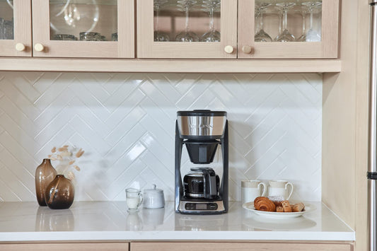 BUNN HB Heat N Brew Programmable Coffee Maker, 10 cup, Stainless Steel, 46500.0003