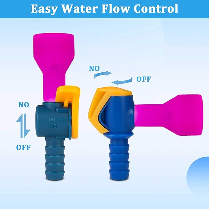 8Pcs Bite Valves Replacement Mouthpieces Set - Compatible with Most Water Bladders and Water Backpacks, Easy to Install Mouthpiece Replacement for Hiking, Biking, Camping Lovers