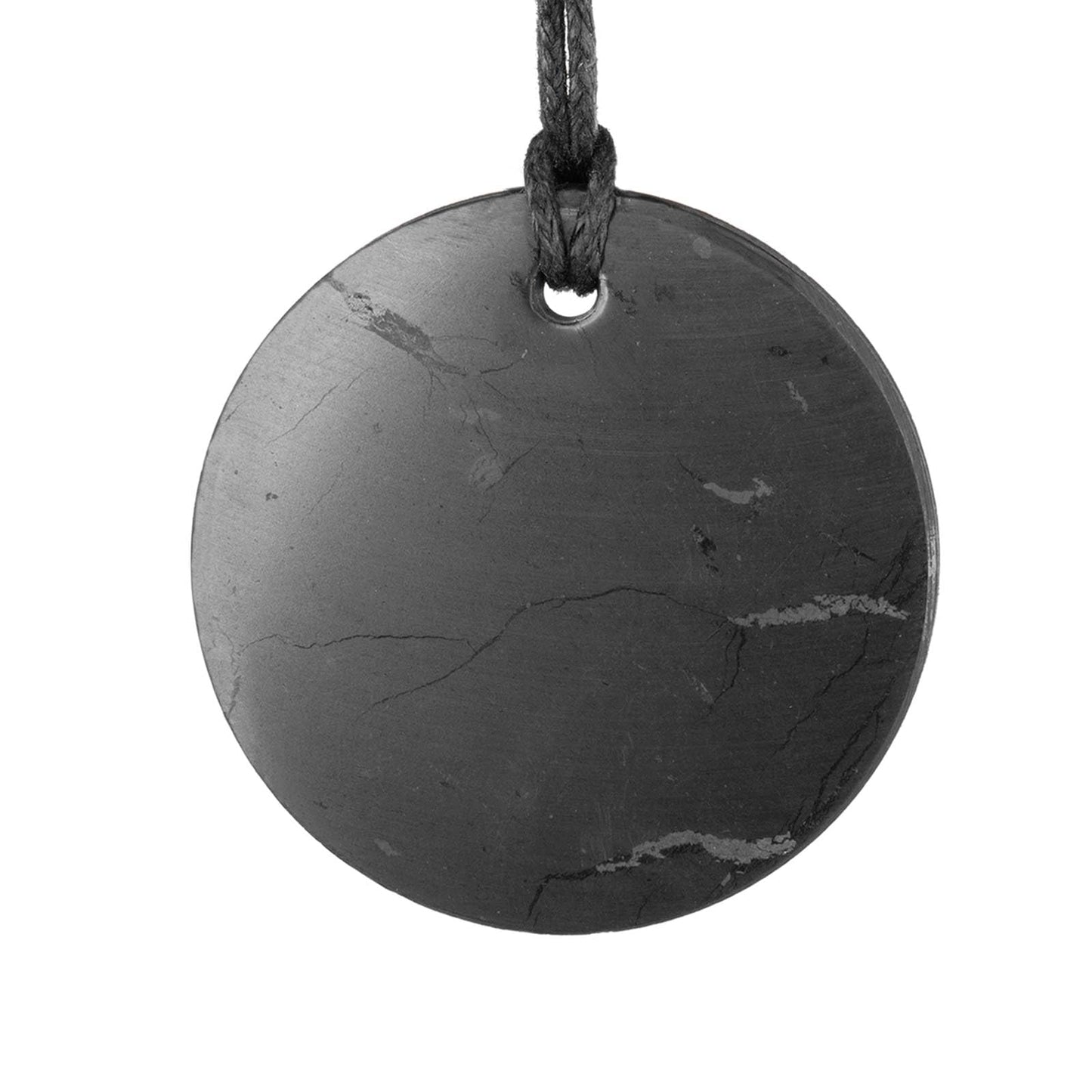 Shungite Pendant "Vitality" - Made of Authentic black Russian shungite stone - Handmade - TOLVU