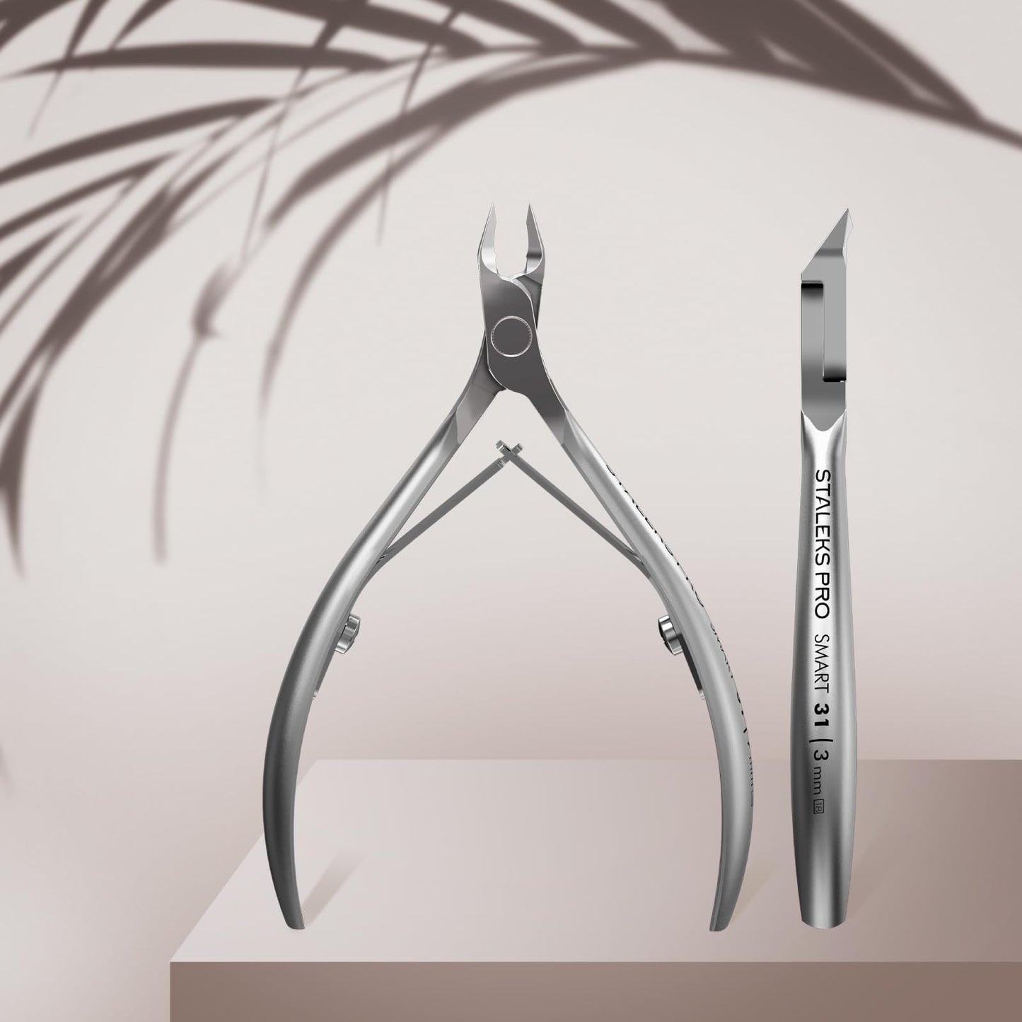 Staleks Pro SMART 31 Cuticle Nippers – 3mm Blade Cuticle Trimmer – Sharp & Durable Stainless Steel – Professional Manicure Tool