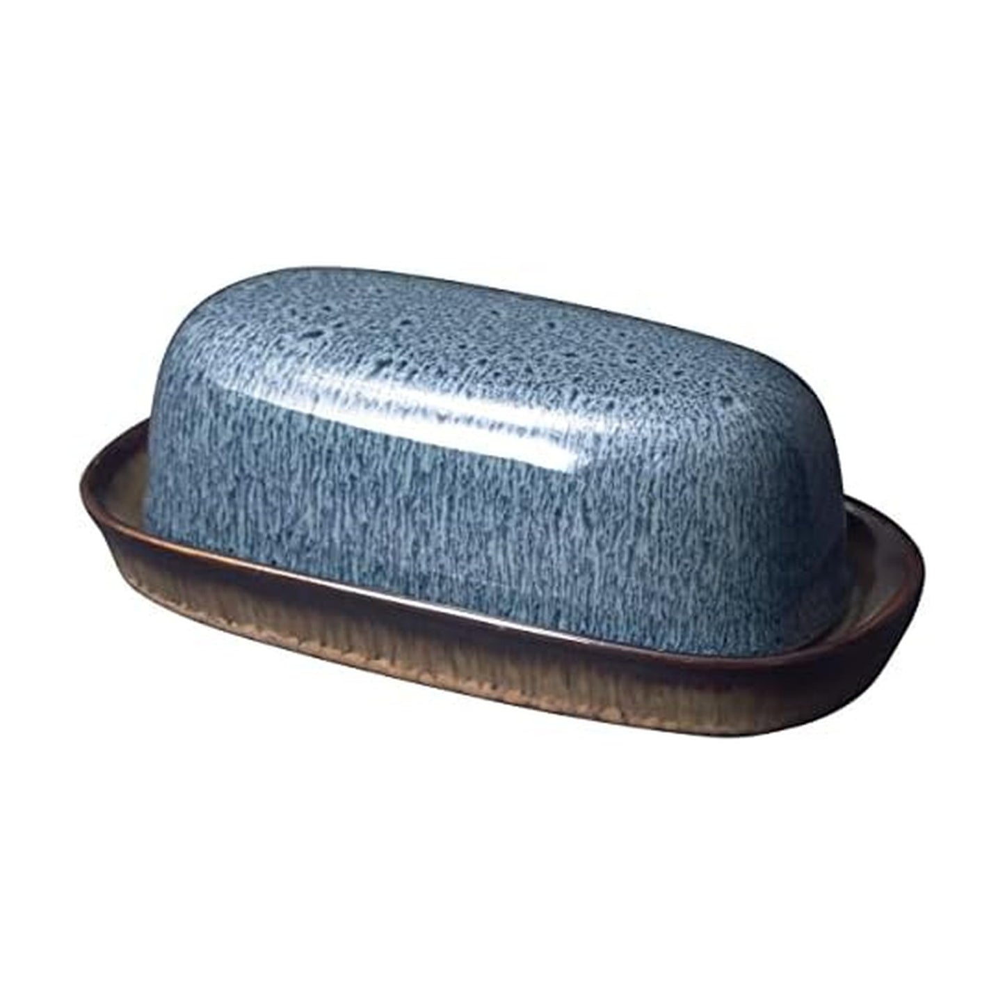 Pfaltzgraff Monroe Blue Covered Butter Dish, 8-Inch