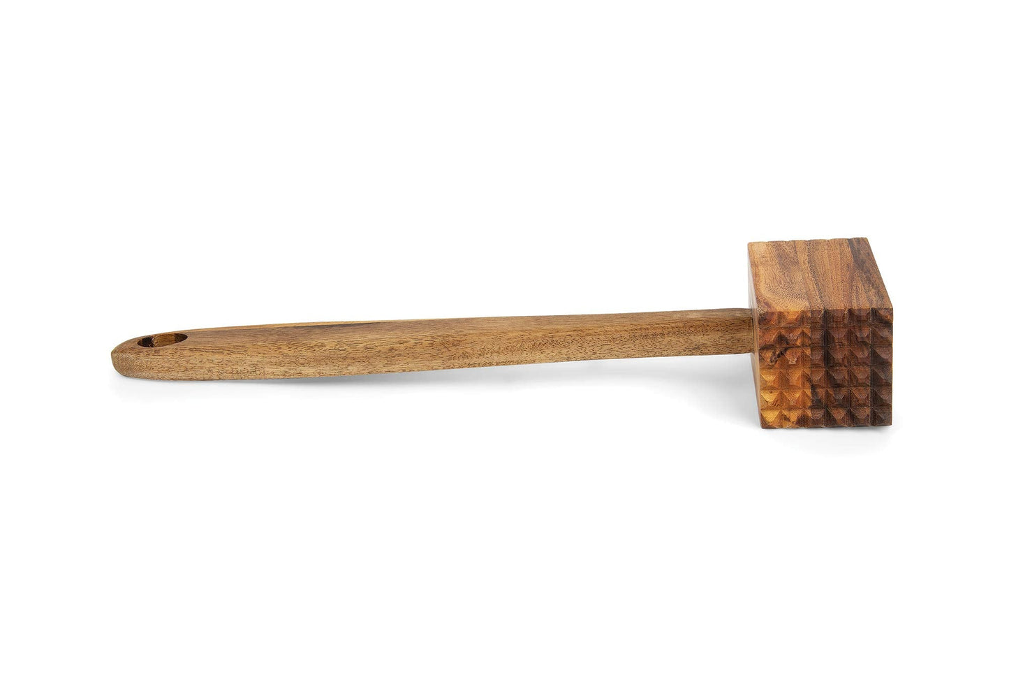 Ironwood Gourmet Acacia Wood Meat Tenderizer, 11.5-inches, Brown