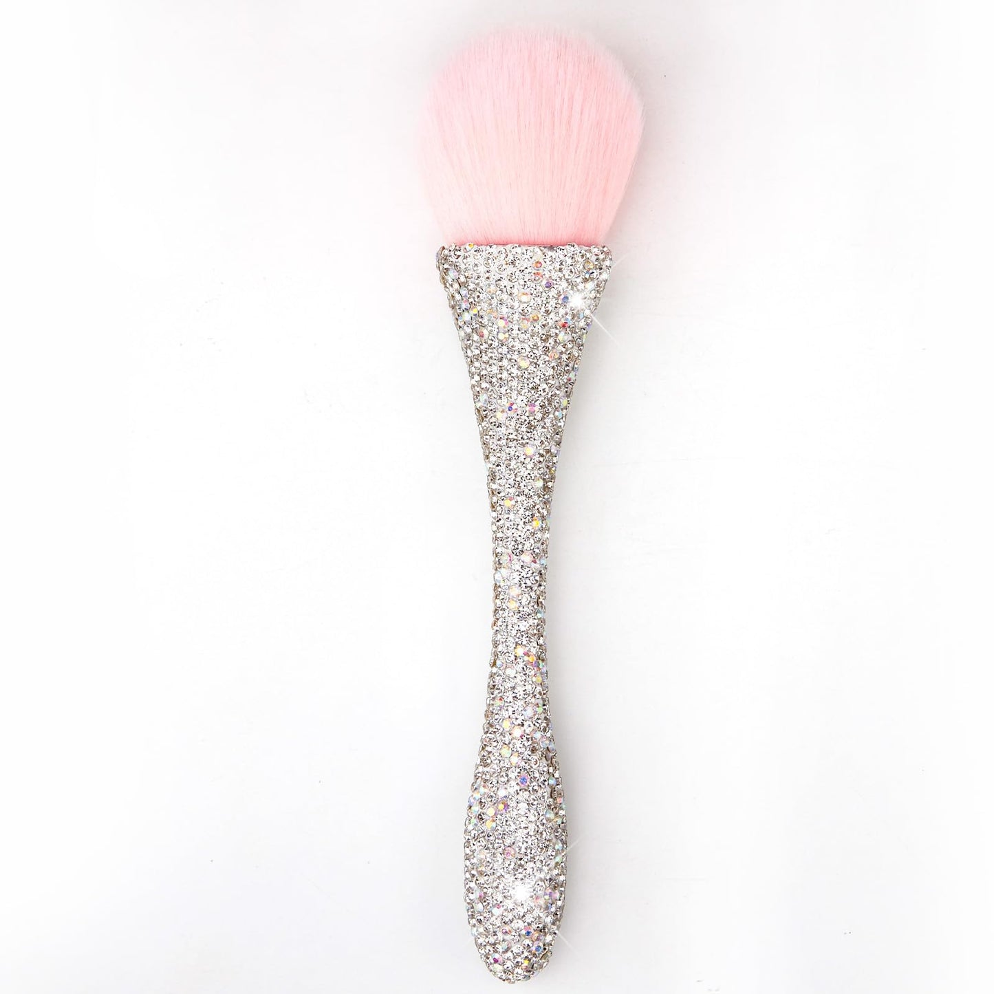 JERCLITY 1 Piece Powder Makeup Brushes Blush Brush Super Large Face Makeup Brushes Kabuki Brushes for Powder Cosmetic Nail Dust Brush Makeup Tool(White Diamond)