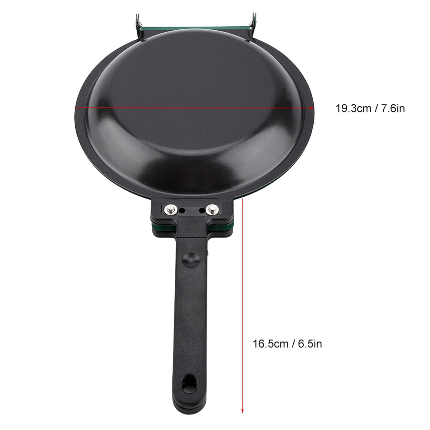 Ejoyous Double Sided Frying Pan, Kitchen Fried Egg Pancake Maker Flip Grill Pan Omelette Tray Home Household Baking Cookware