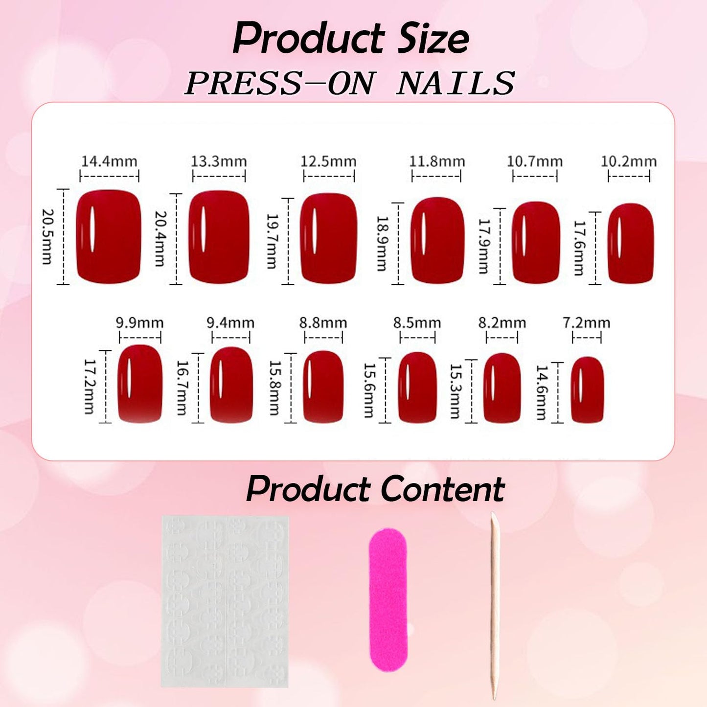 Short Press on Nails Square Nails Press ons Orange Full Cover Fake Nails Spring Acrylic Nails 3D Colorful Flowers Glue on Nails Cute Glossy Artificial False Nails for Women 24 Pcs