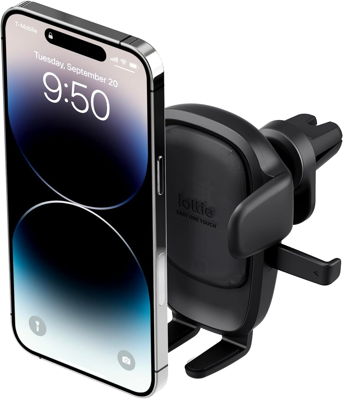 iOttie Easy One Touch Advanced Air Vent Car Phone Mount - Universal Cell Phone Holder for iPhone, Google, Samsung, Moto, LG, and All Other Smartphones