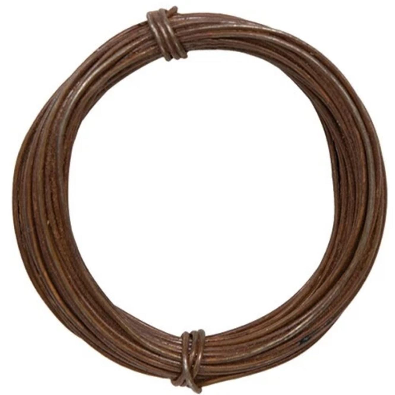 Rusty Tin Wire, 24 Gauge, 3 Rolls x 50 Feet Each, Easy to Bend for Crafting