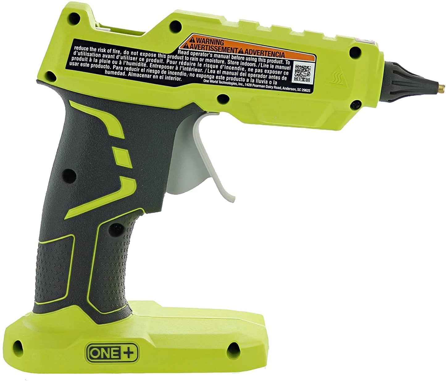 Ryobi 18-Volt ONE+ Cordless Full Size Glue Gun with Charger and 18-Volt ONE+ Lithium-Ion Battery (Bundle)