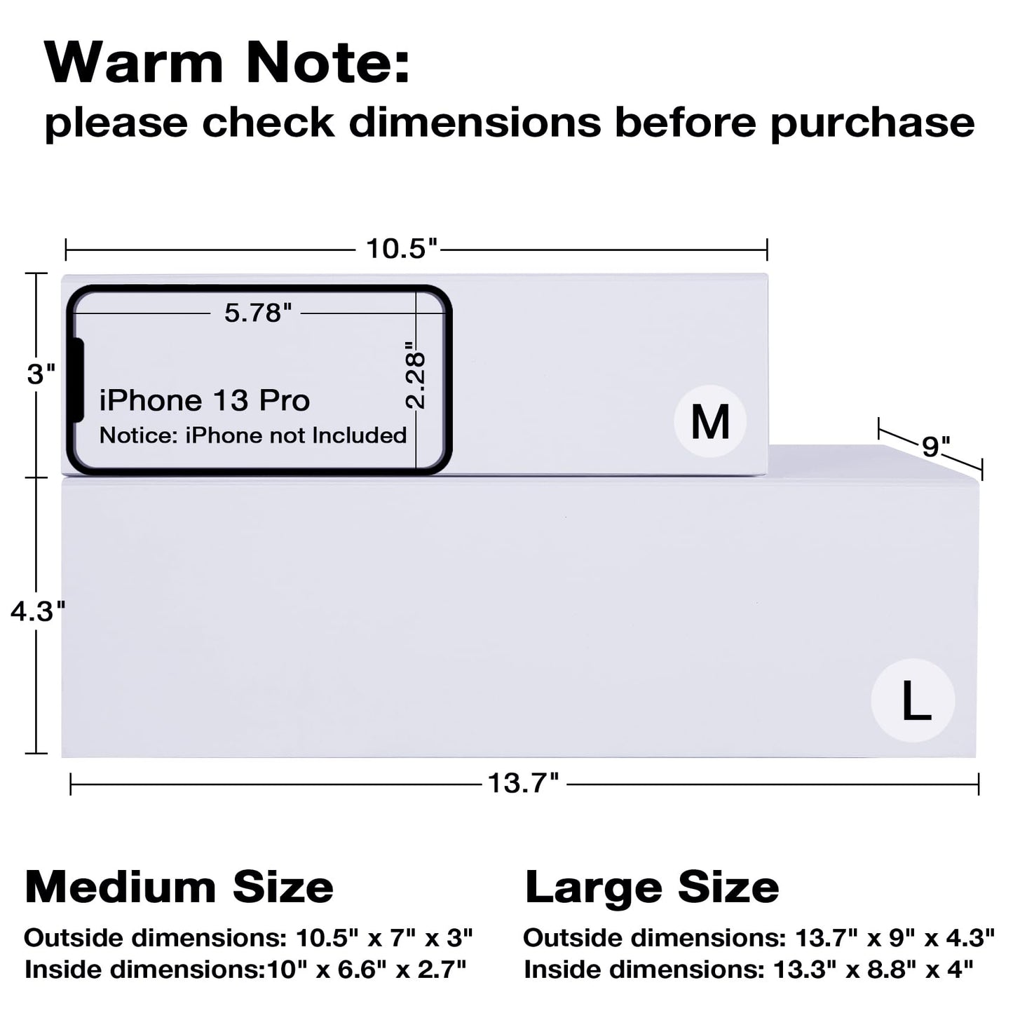 Aimyoo White Collapsible Gift Box with Magnetic Closure Lids 13.8x9x4.3 in, Large Bridesmaid Groomsman Proposal Boxes, Rectangle Present Box for Graduation Birthday Storage 1 Pack