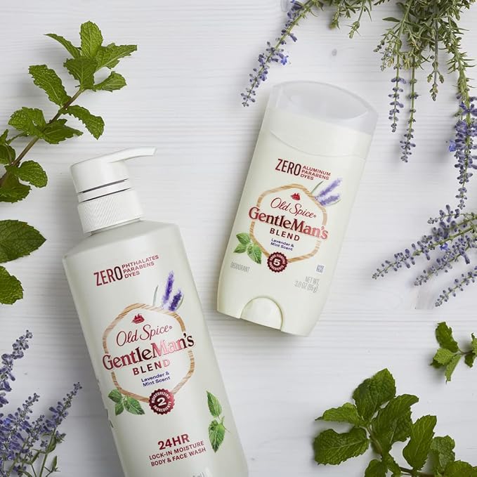 Old Spice Men's Deodorant Aluminum Free Lavender & Mint, 3.0oz (Pack of 12)