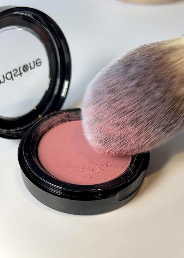 Sandstone Scandinavia Big Crush Blush – Hypoallergenic smooth powder blush for cheeks. Ultra fine color pigmentation and silky smooth texture - lightweight - blendable - lasts all day