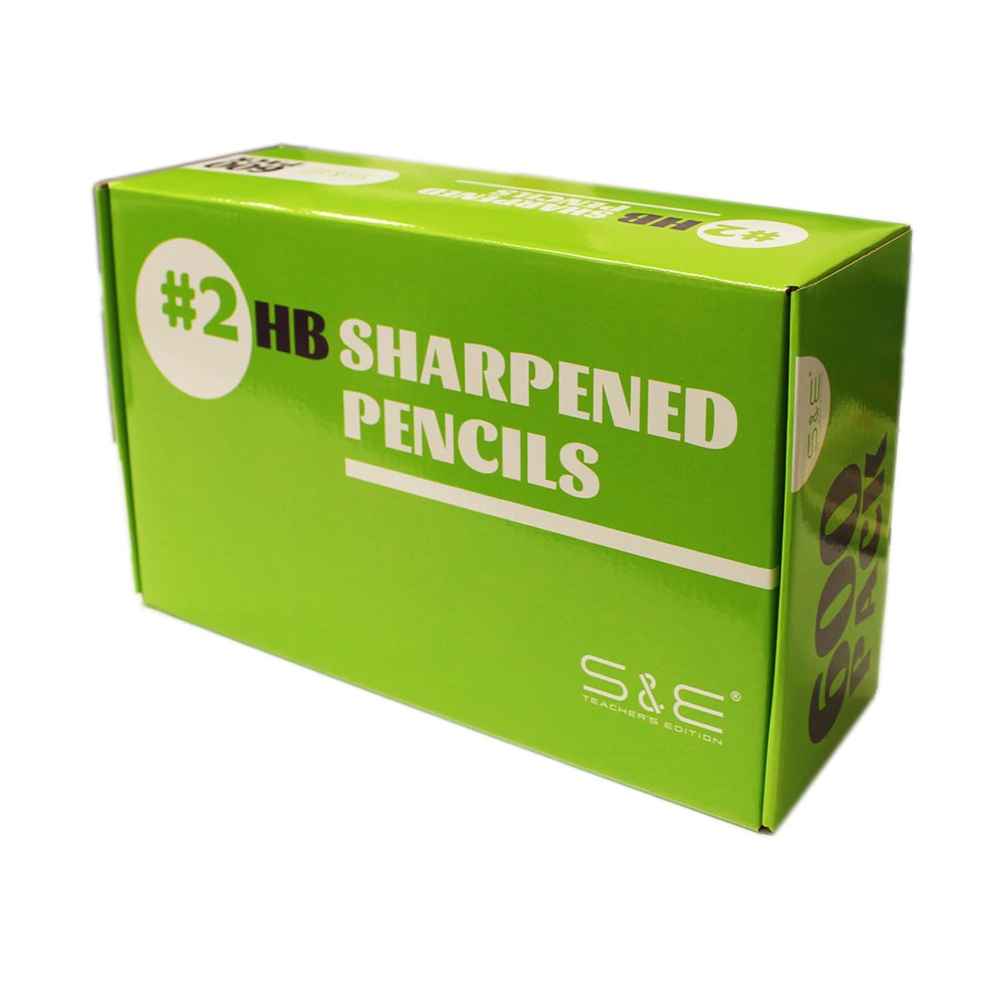 S & E TEACHER'S EDITION Woodcased #2 Pencils, Pre-sharpened, Yellow, with Erasers #2 HB Lead Bulk Box, No. 2 Pencil, Back to school, 600Pcs