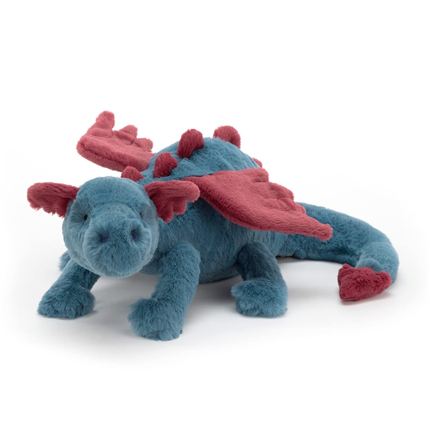 Jellycat Dexter Dragon Stuffed Animal, Large 19 inches - Mythical Plush Toy - Classic Children's Gift