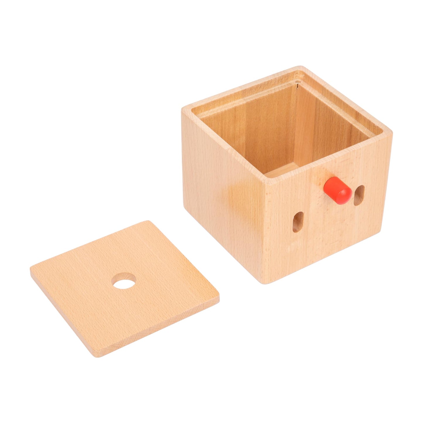 Adena Montessori Baby Full Wood Tissue Box Infant Toys for 6-12 Months Baby