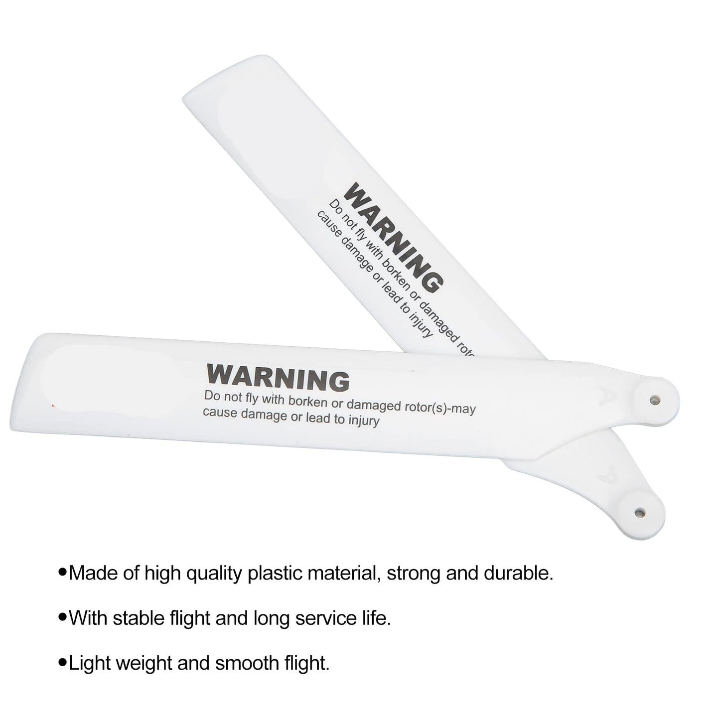 Dilwe RC Helicopter Blades,Lightweight RC Aircraft Propellers Blades Replacement Parts for XK K110 RC Helicopter
