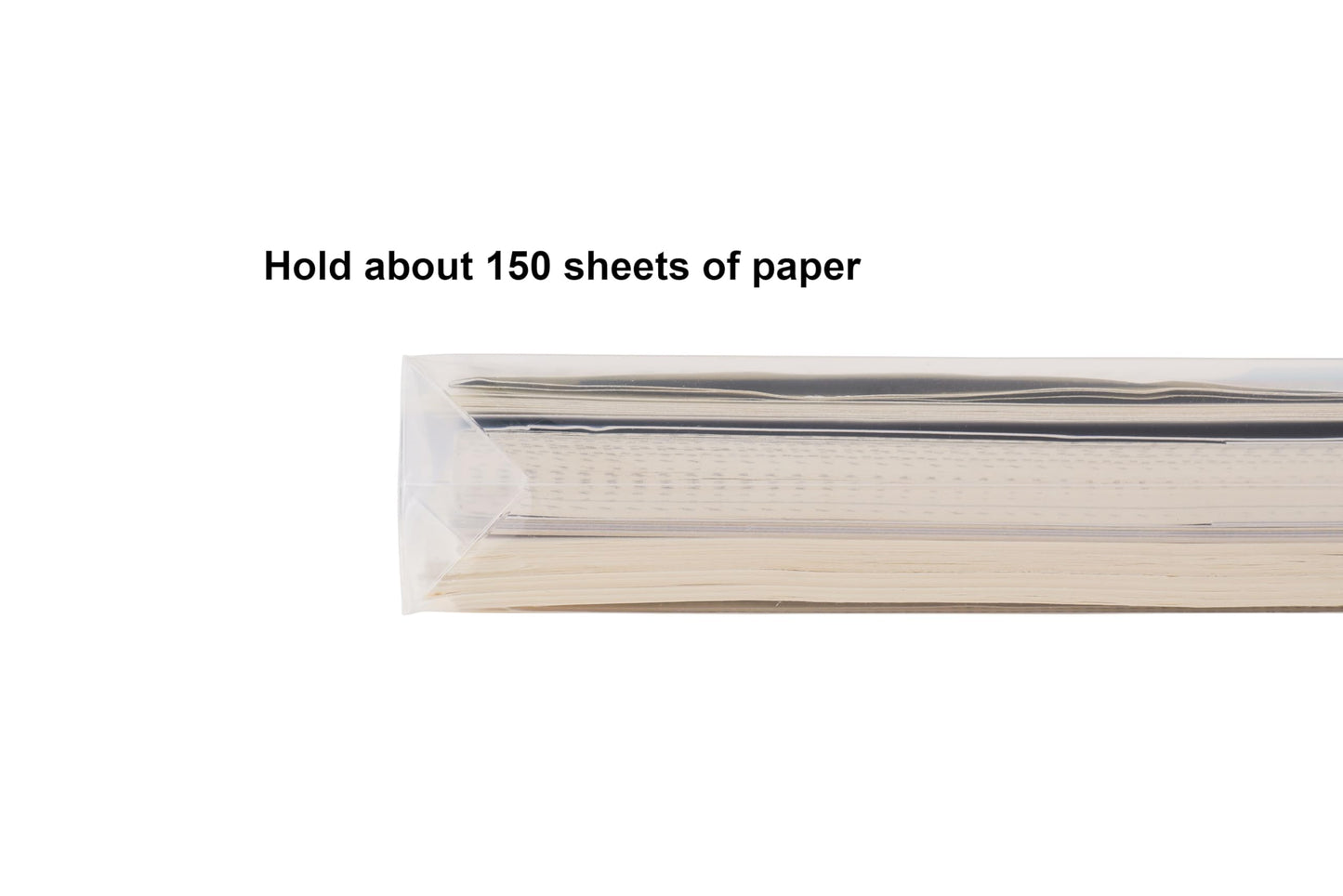 YESSART 8.5 x 11 Letter Sized Clear Plastic Envelopes with Expanding Gusset Document File Storage Holder 20 Pack Hook Loop Closure