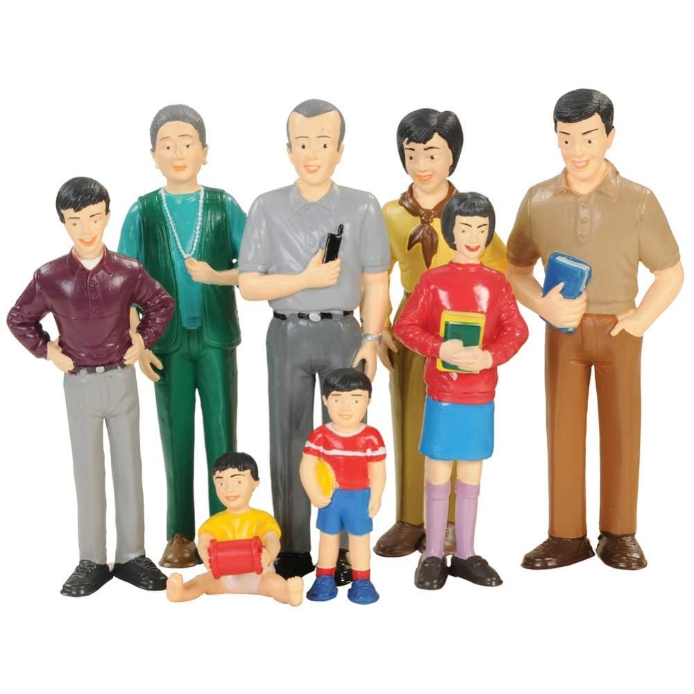 Cre8tive Minds Multi-Ethnic Pretend Play Family Set - 32 Pieces