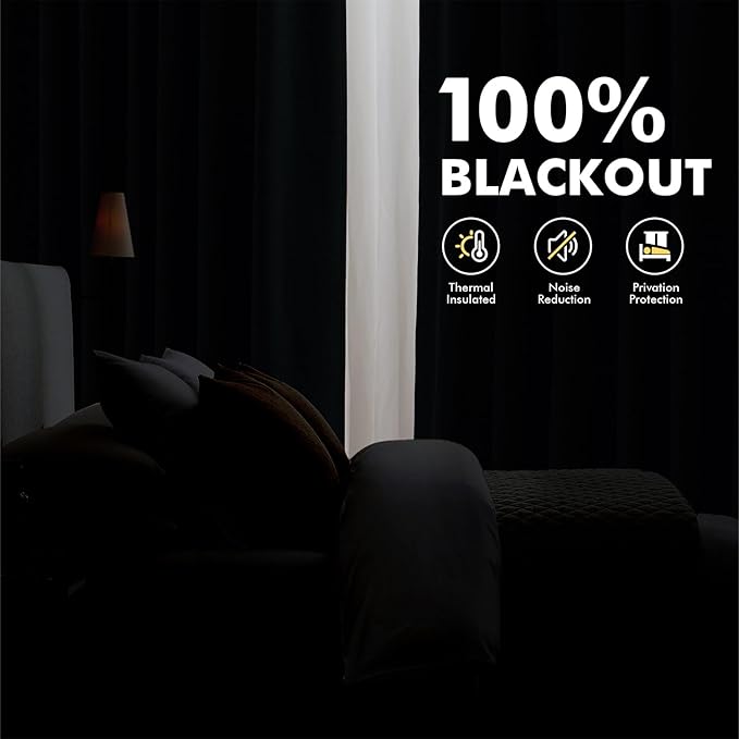 MIULEE 100% Blackout Linen Curtains for Bedroom, Dusty Rose Solid Luxury Decor Thermal Insulation Room Darkening Drapes for Living Room Nursery Back Tab Rod Pocket 42 x 72 Inches, 2 Panels