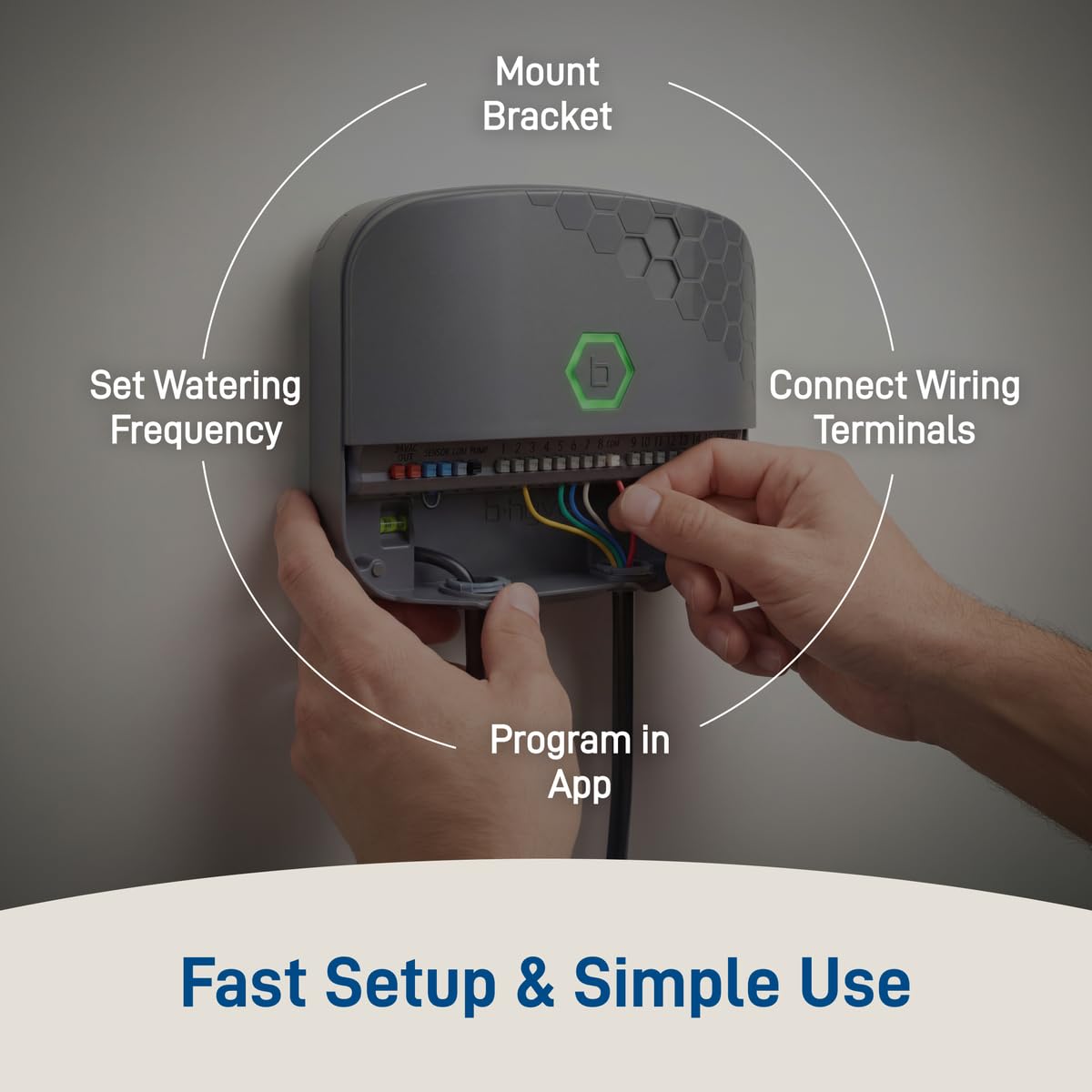 Orbit B-hyve XR Smart Sprinkler Timer - 8-Zone - WiFi-Enabled Indoor/Outdoor Irrigation Controller - App Control - Weatherproof Watering System - Multi Zone - Custom Programs - 57985