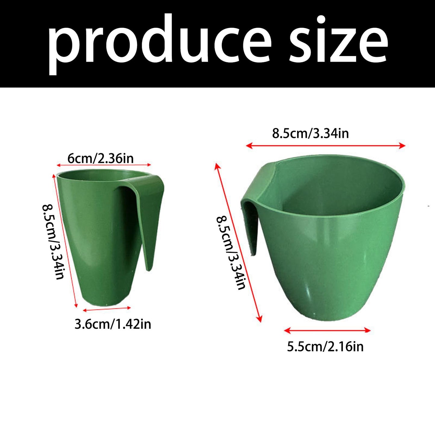 ordinarYone Breathable Strawberry Propagation Cups with Runner Forks for Root Rot and Promote Growth in High Hu