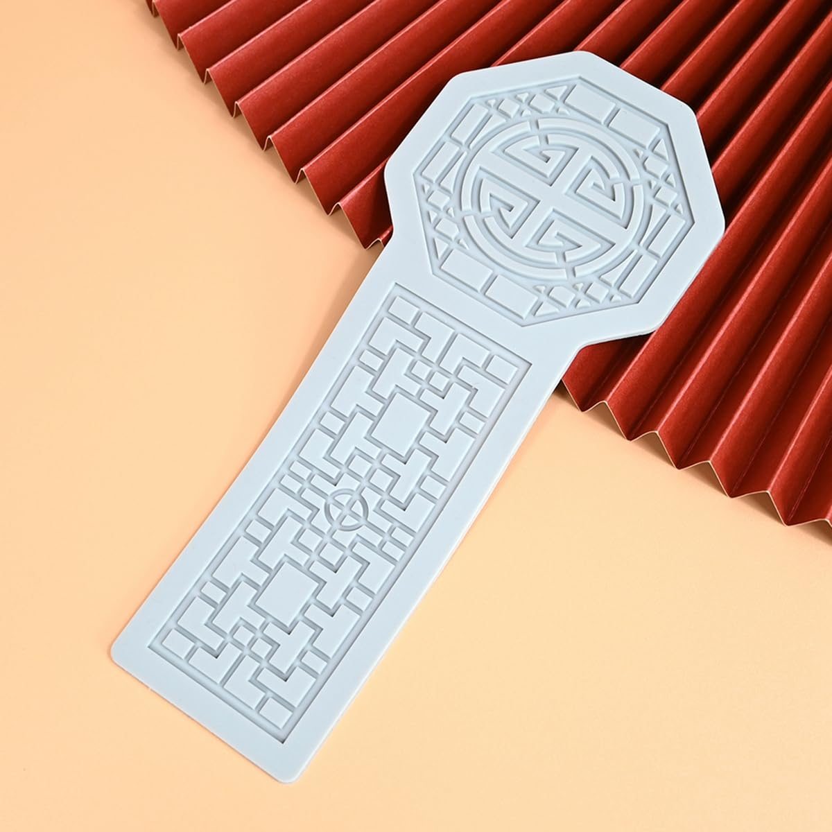 mostsom Pane Shape Chinese Style Pattern Lace Mold Silicone Mold DIY Sugarcraft Cake Decorating Tool Chocolate Fondant Lace Mat (B_ Pane)