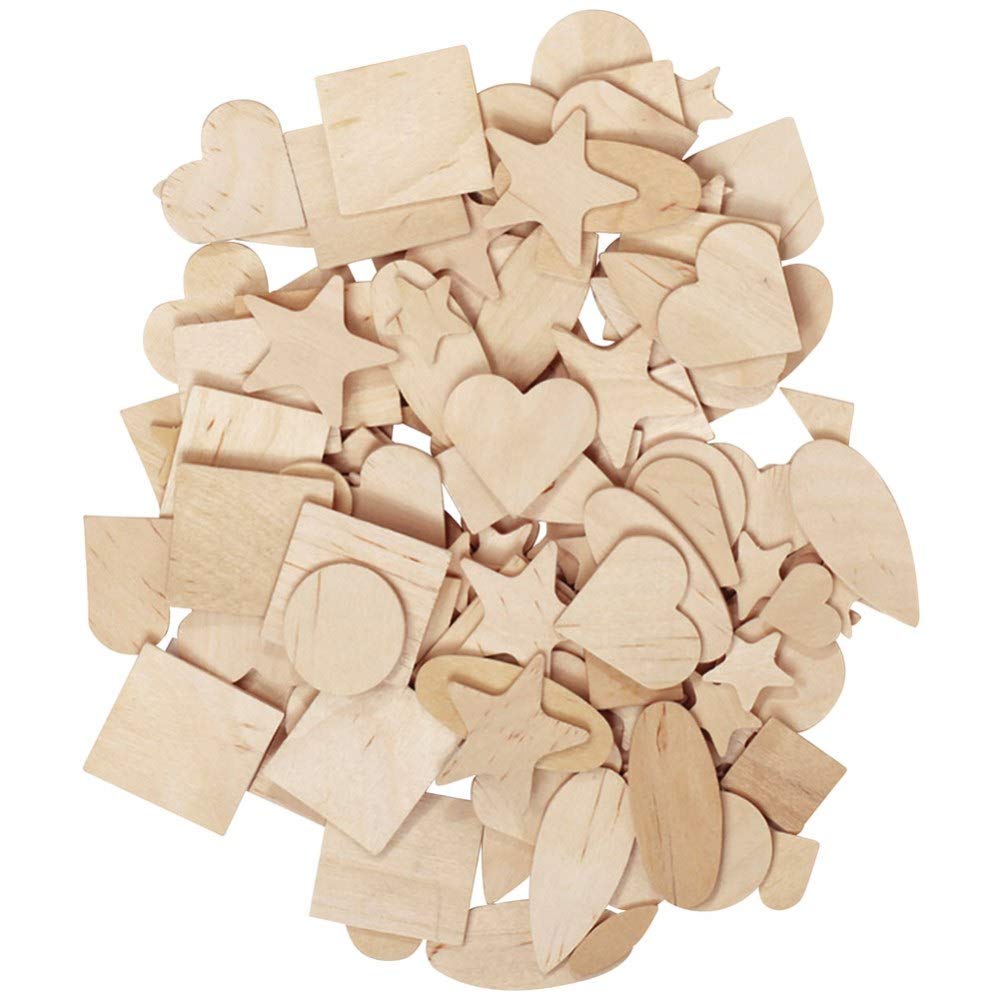 Creativity Street Natural Wood Shapes Assortment