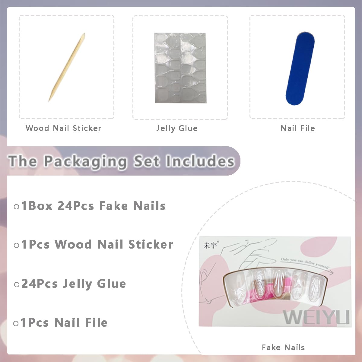 30Pcs Summer Press on Nails Medium Almond Fake Nails with 3D Starfish Water Ripple Designs Ocean Shell French Tip False Nails White Sea Wave Acrylic Nails Beach Vacation Stick on Nails for Women Girls