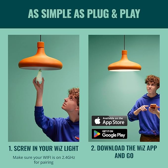 WiZ Connected Retrofit Downlight - 6 inch LED Recessed Light Fixture - Motion Activated Recessed Light - 750 Lumen - Connects to your Wi-Fi - Matter Compatible -1 Pack
