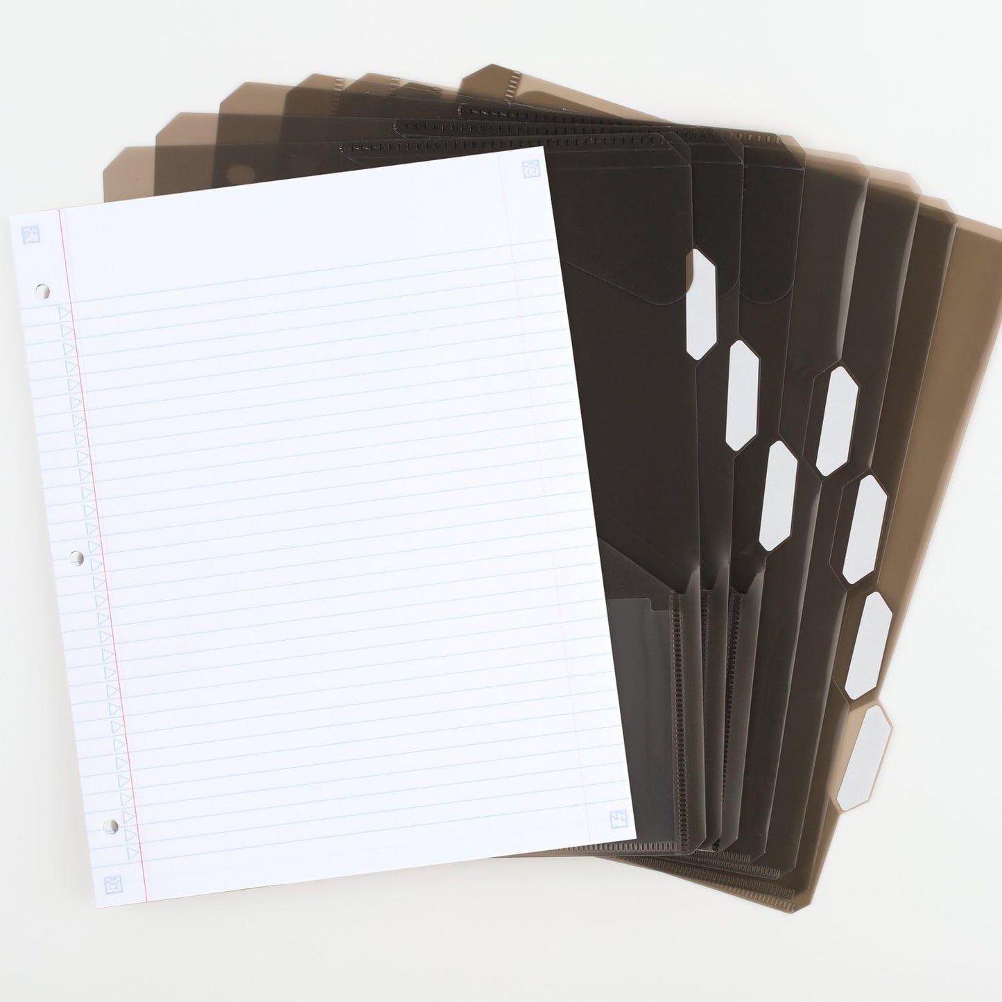 Five Star Flex Refillable Notebook + Study App, College Ruled Paper and 1-1/2 Inch TechLock Ring Binder with Pockets, Tabs and Dividers, 300 Sheet Capacity, White (29324AE2)