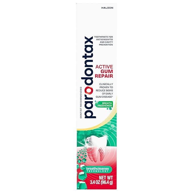 Parodontax Active Gum Repair Breath Freshener Toothpaste, 3x3.4 oz