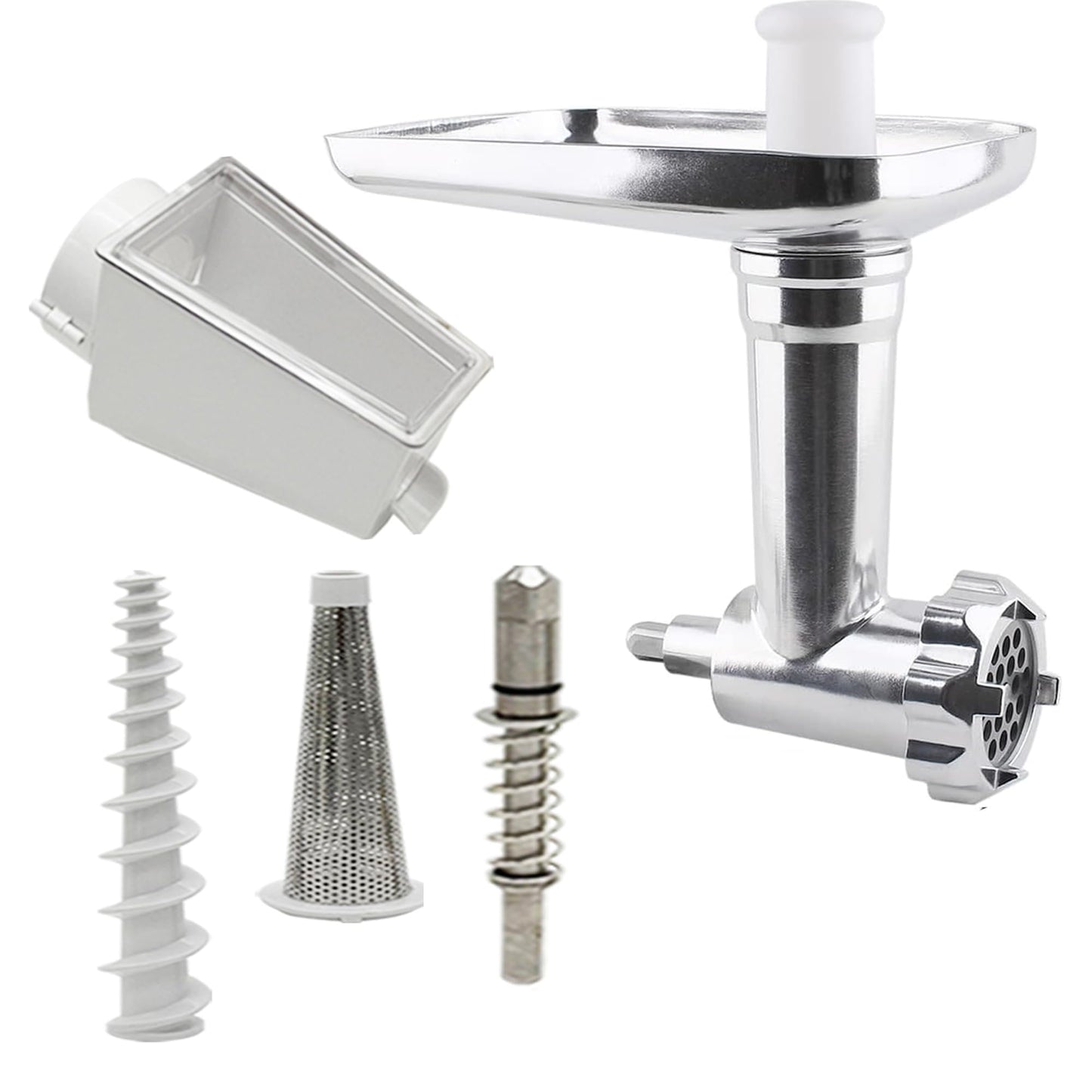 Replacement 3in1 Fruit & Vegetable Strainer Attachment Set - Includes Food Grinder Attachment and KN12AP Citrus Juicer Attachment Pack Juicer Attachment,Compatible with All KitchenAid Stand Mixers