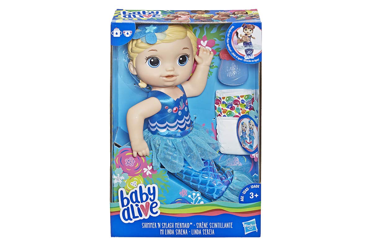 Baby Alive Shimmer ‘n Splash Mermaid (BLD Hair)