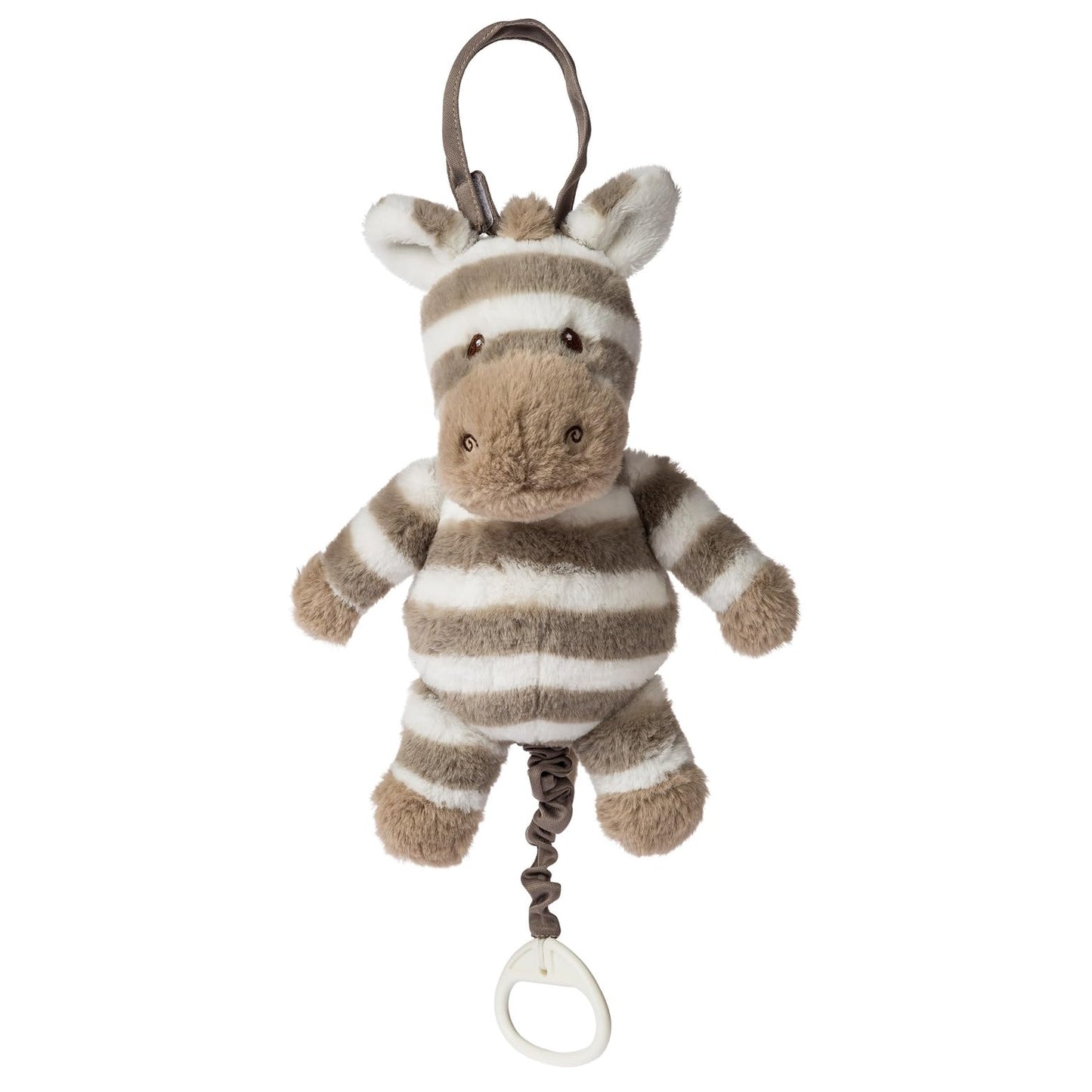 Mary Meyer Afrique Musical Pull Toy Stuffed Animal Soft Toy, 10-Inches, Zebra
