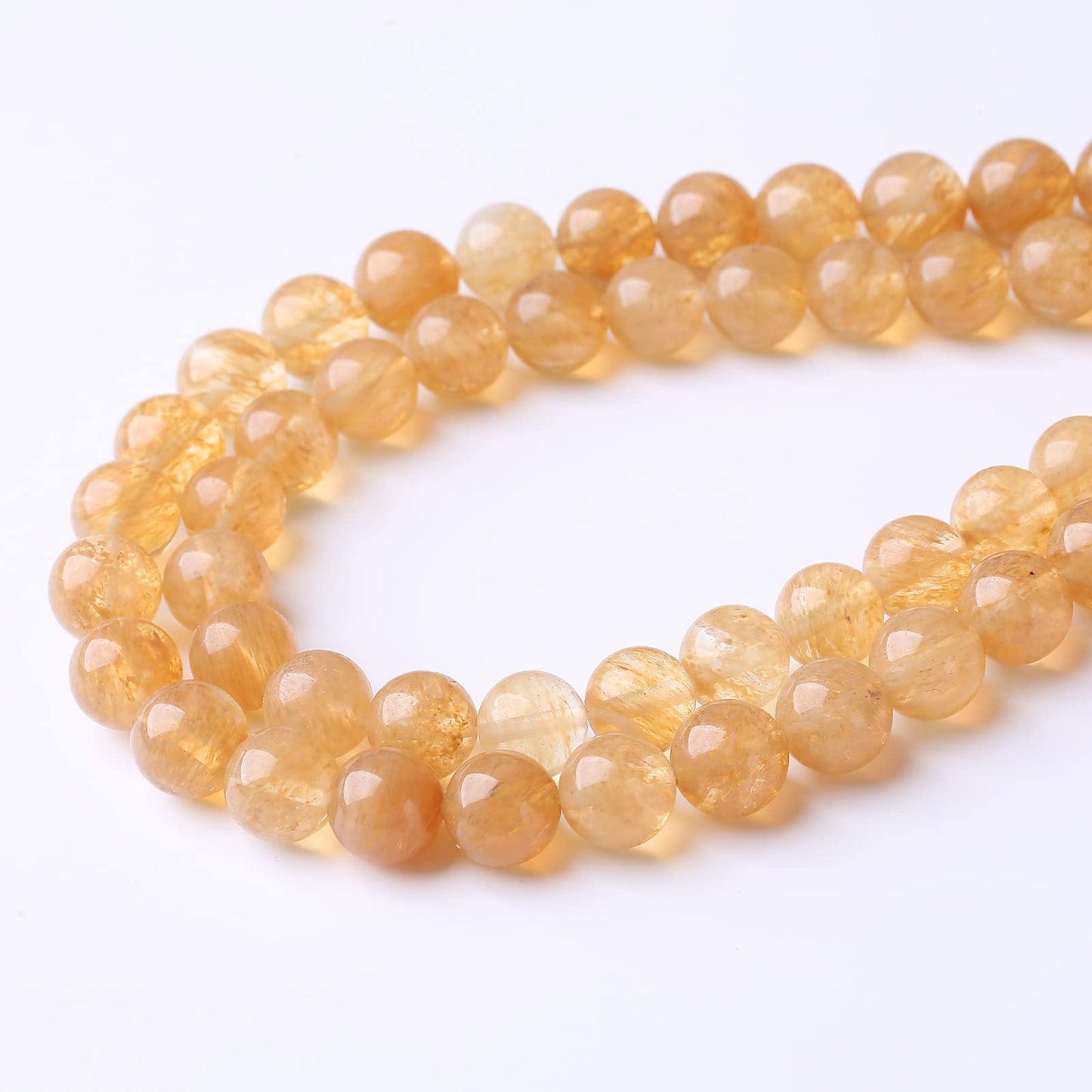 32PCS 12MM Tea Watermenlon Stone Beads Energy Healing Beads for DIY Jewelry Bracelet Necklace Making for Jewelry Making 15Inch