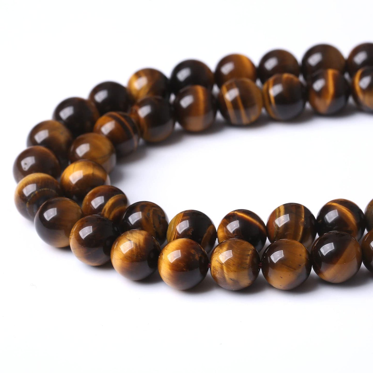36PCS 10MM AAA Yellow Tiger Eye Stone Beads Natural Gemstone Bead Crystal Healing Energy Jewelry Making DIY 15 inches