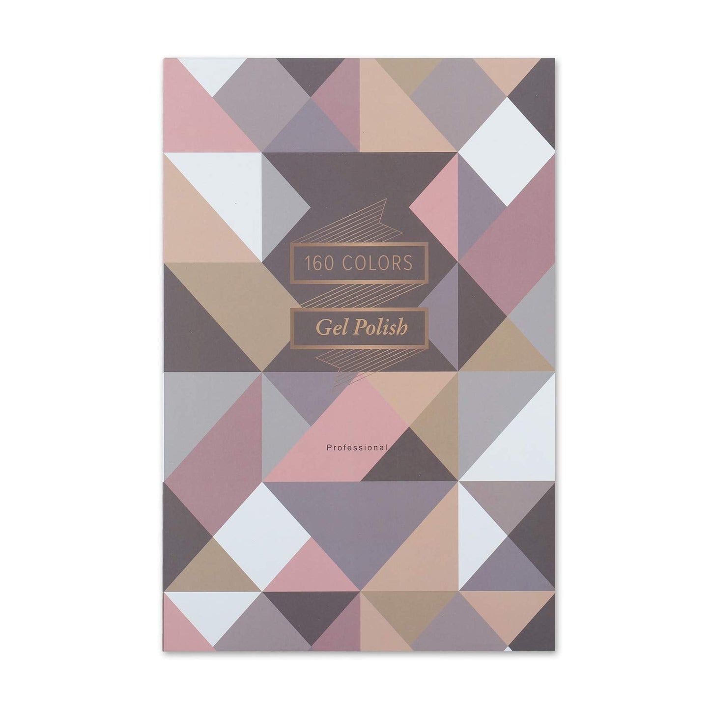 NMKL38 160 Nail Color Display Book Chart with 240 Nail Tips UV Gel Polish Color Card Board Salon Tools (A01)