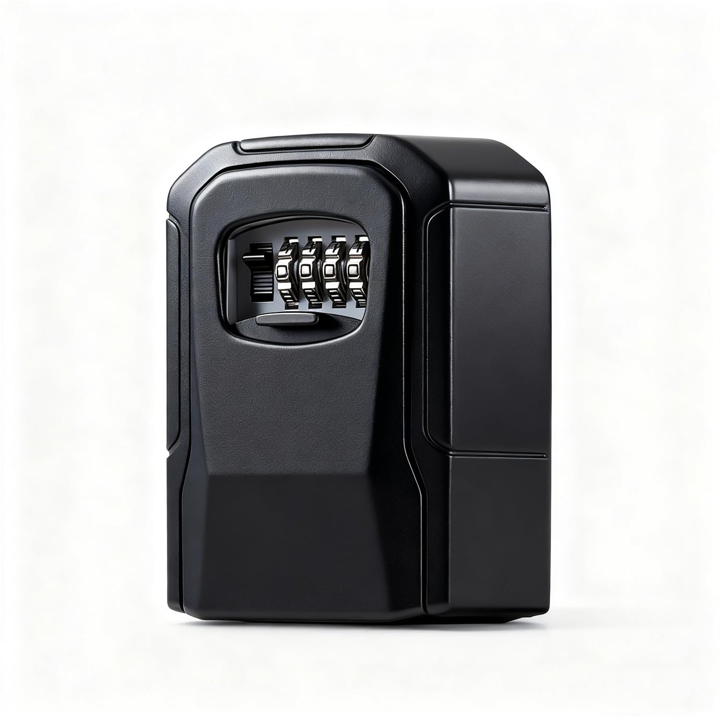 PYReek Lock Box, Key Lock Box Resettable Combination Lockbox Wall Mount Waterproof Security Safe Box for Outside Outdoor Home Office Door Handle House Key, Black