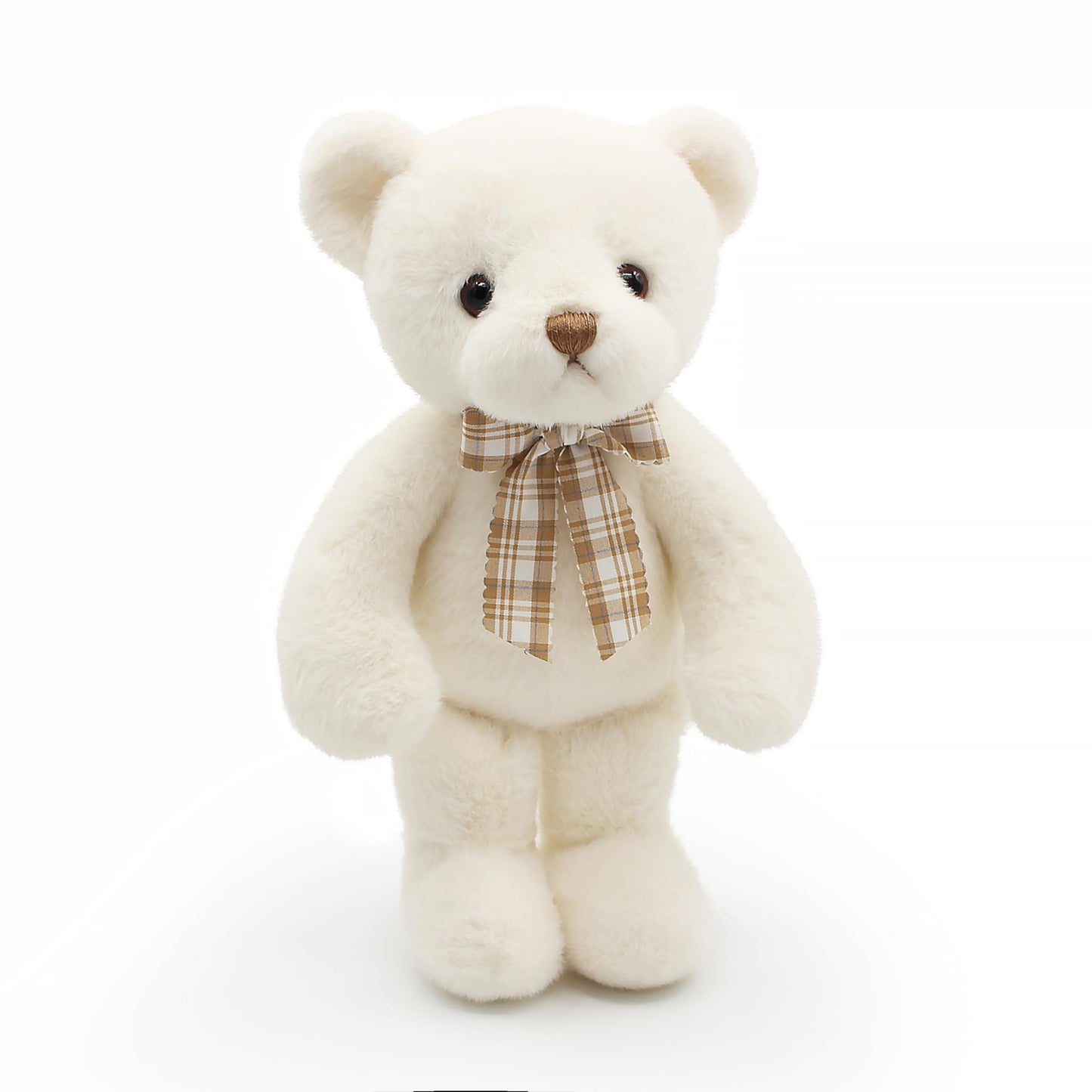 suepcuddly Small Magnet Teddy Bear Stuffed Animal Cute Plush Toy for Girl 12" (White)