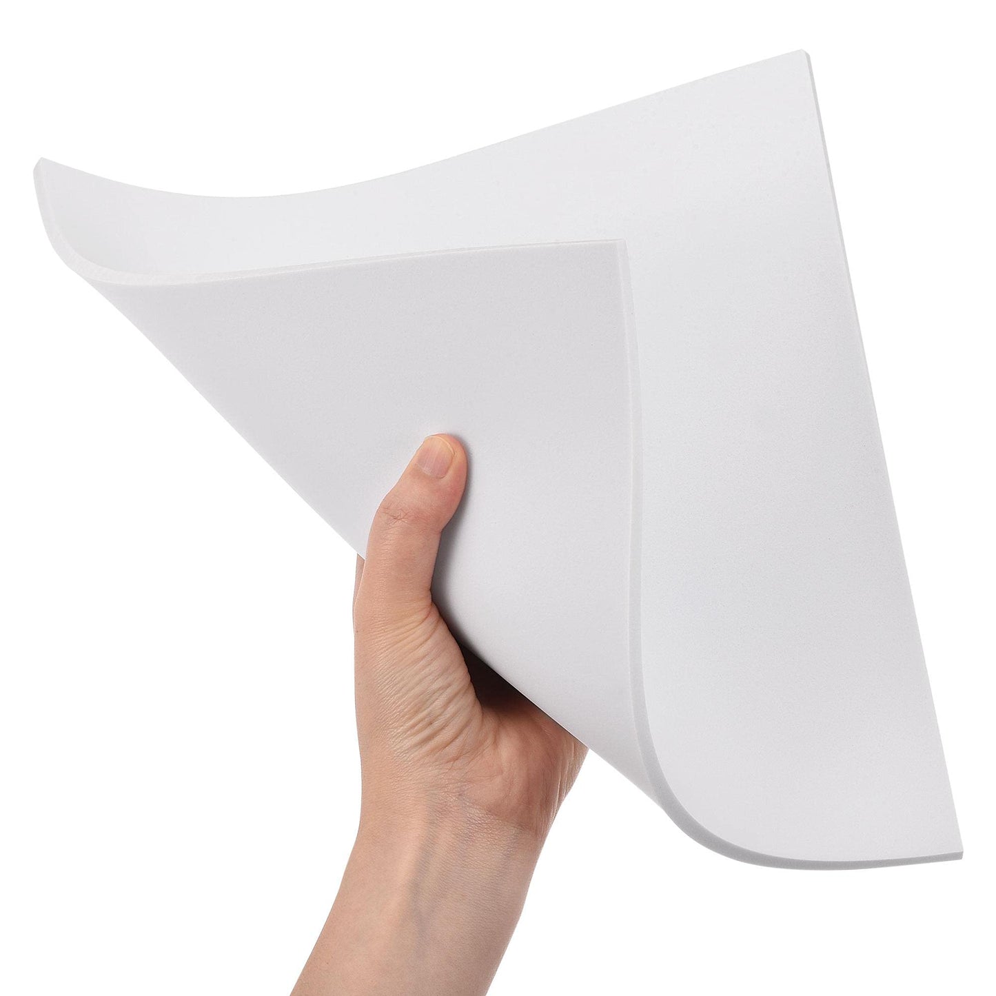 uxcell White EVA Foam Sheets 10 x 10 Inch 5mm Thickness for Crafts DIY Projects, 4 Pcs