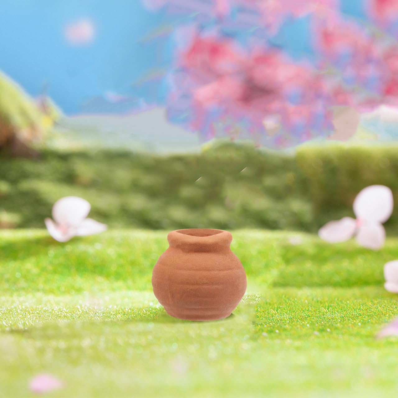 Toddmomy 8Pcs Miniature Clay Succulent Planter Pots Tiny Terracotta Flower Pots for Small Plants Desktop Windowsill Garden