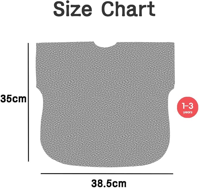 Short Sleeve Waterproof Bib for Toddlers – Easy Clean Feeding Apron for Mealtime, Daycare, Self-Feeding, Lightweight