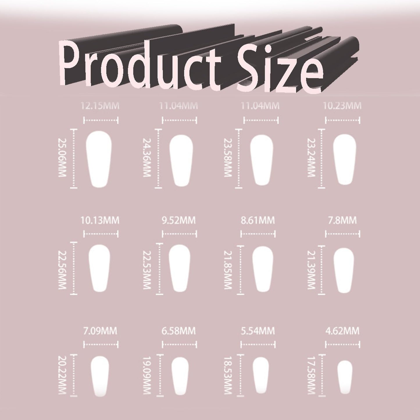 Dark Green Press On Nails - Medium Marble False Nails with Glitter Designs, Glossy Gold Foil, Coffin Shape, Reusable Acrylic, Full Cover Artificial Nails, Glue On, 24pcs