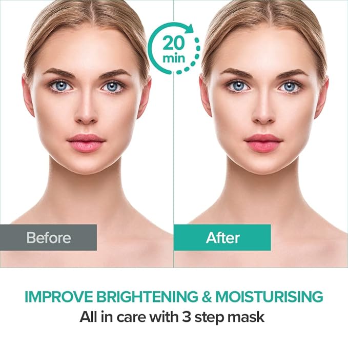 JMSolution 3 step Spa care Face Mask bundle -Marine Luminous Pearl Moisture & Balace Mask Bundle 20EA