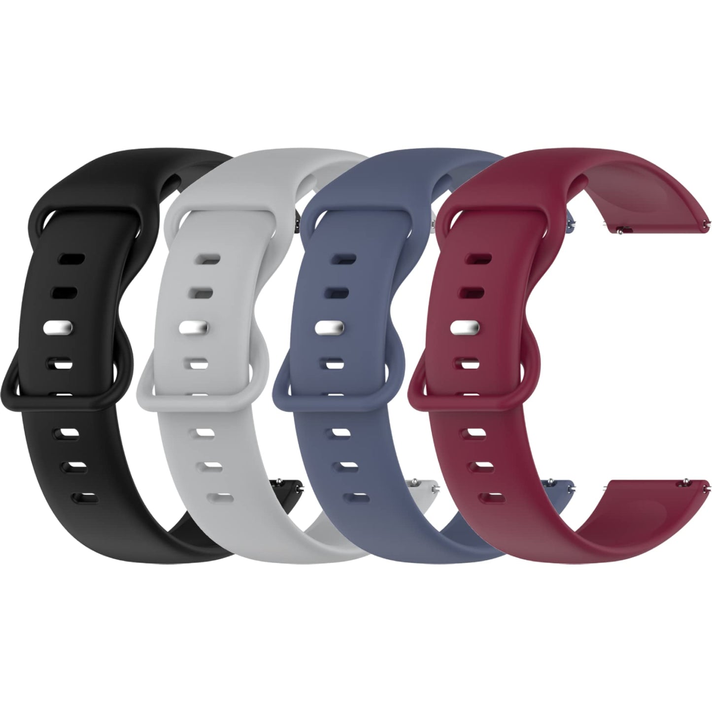 Chofit Compatible with Fitpolo AR-01/aeac AR-01 Smart Watch Bands,Soft Silicone Wristband Adjustable Quick Release Replacement Band Strap for Fitpolo AR-01 Smartwatch Accessories
