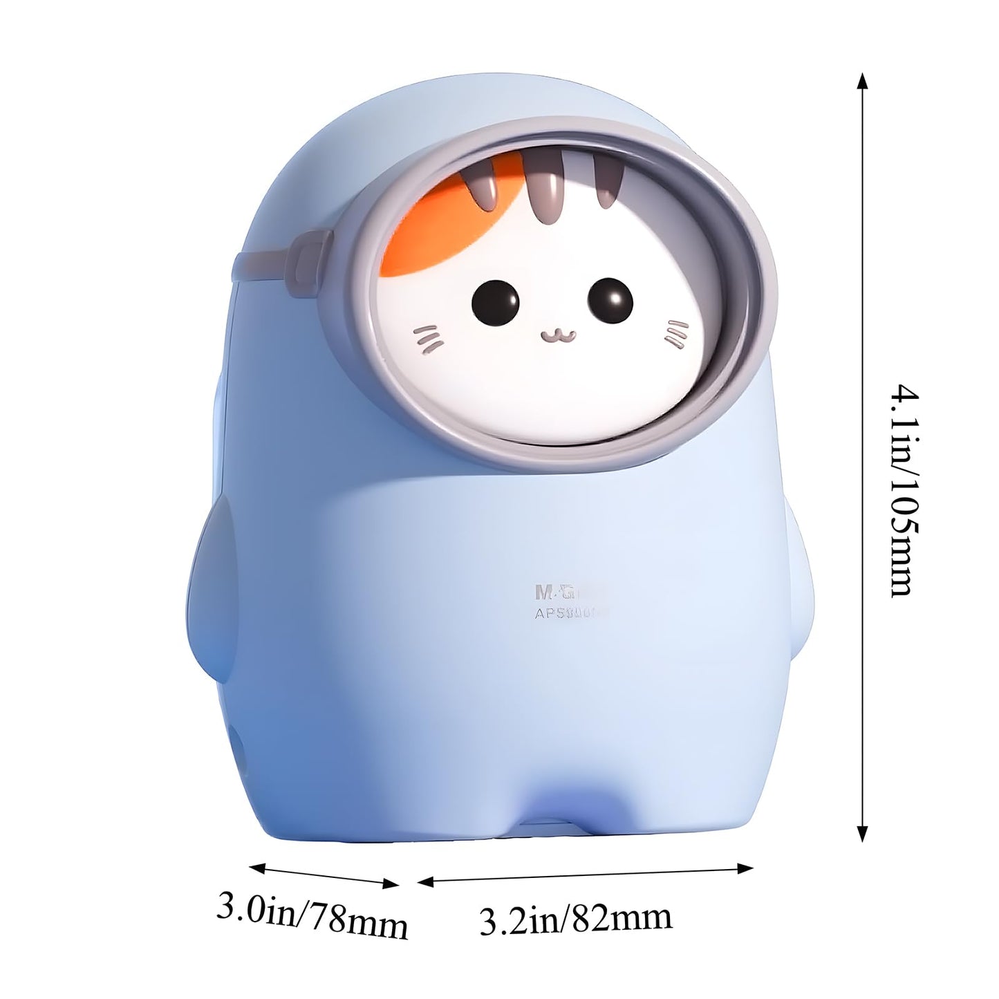 M&G Electric Pencil Sharpener, Portable Pencil Sharpener Cute Cat Design Battery/USB Dual Power Operated Sharpener for Pencils Kids Students Home Classroom School Office