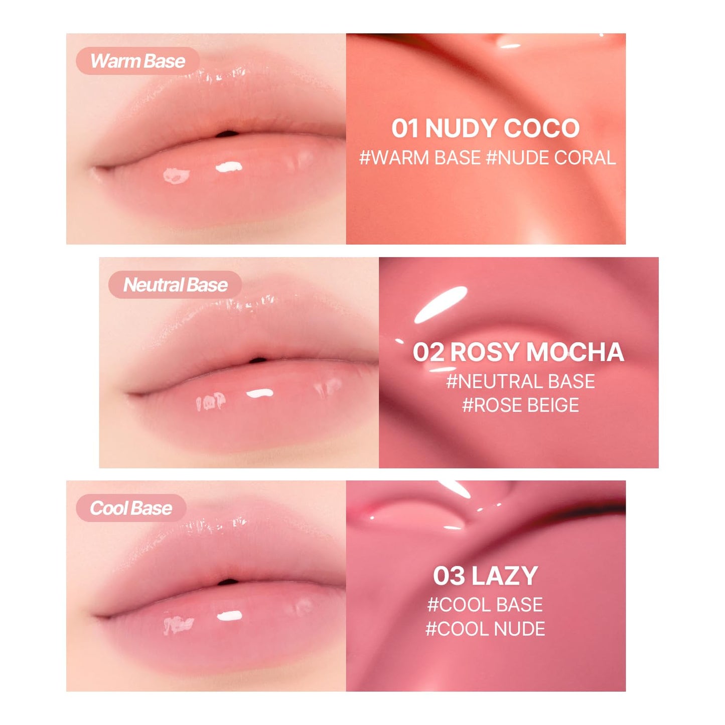 2aN Glaze Bouncing Tint – Lightweight, Moisturizing Lip Tint with High-Shine Finish, Smooth, Light Plumping, Comfortable Wear, Korean Makeup (Berry Shower, 0.16 oz)