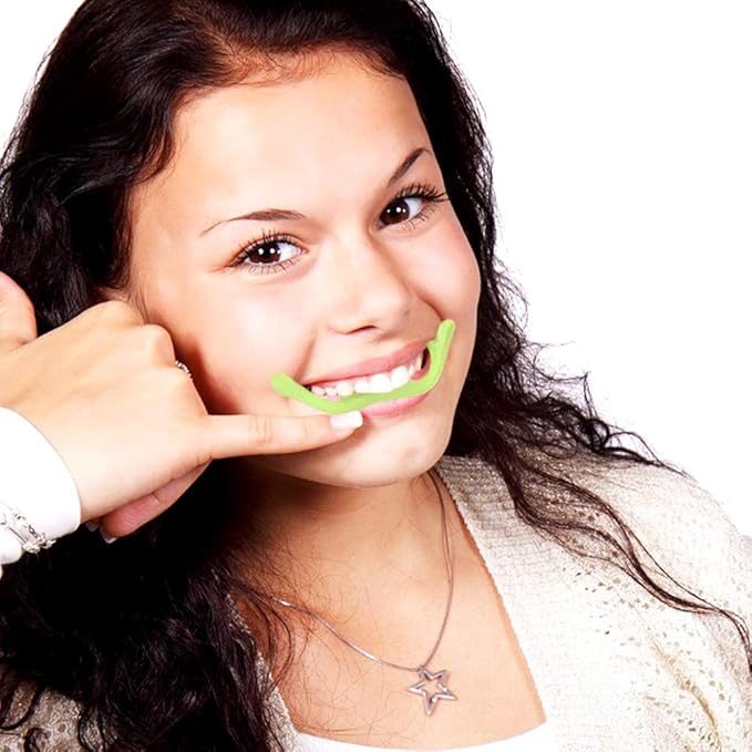 Smiling Maker, Smile Corrector, Face Trainer Smile Trainer Silicone Strap Face Line Lifting Muscle Training Mouth(1#)