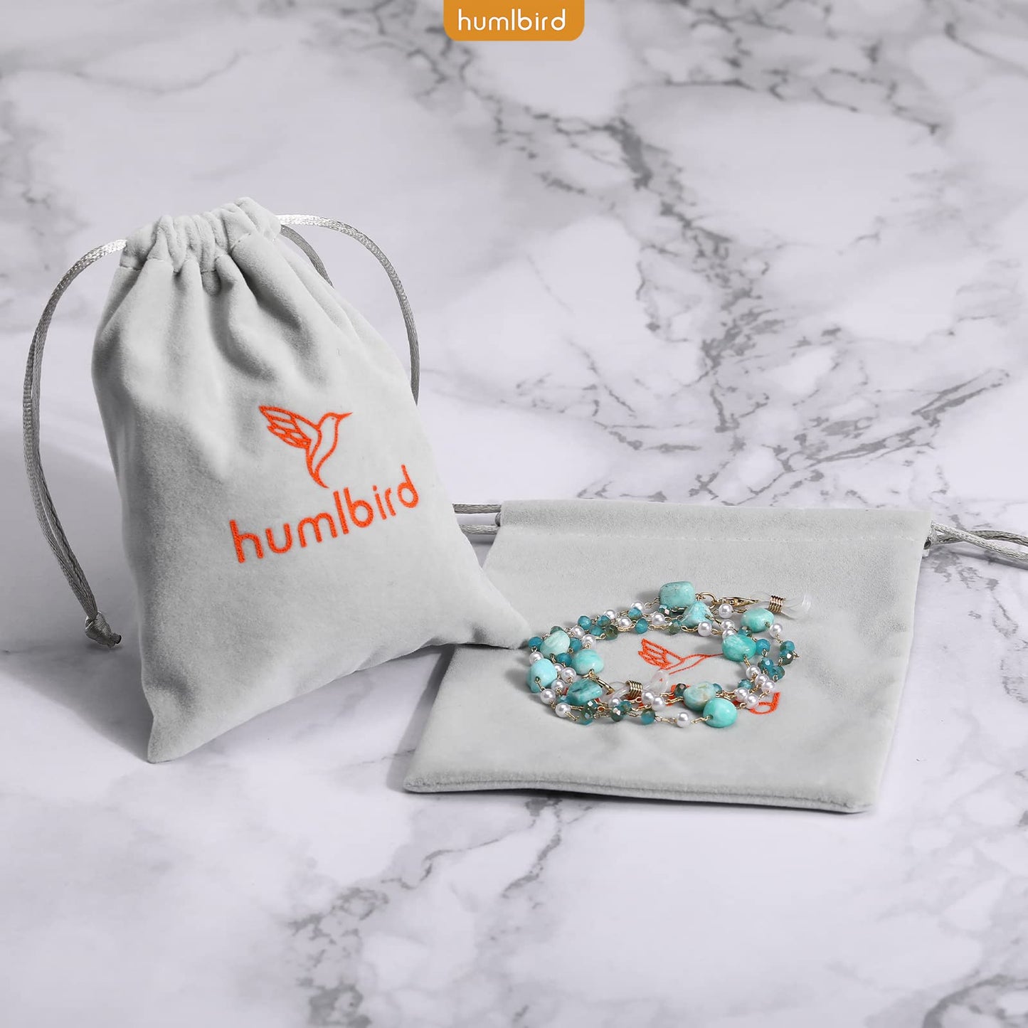 humlbird Eyeglasses Chain for Women Stylish Mask Lanyard Natural Stone Mask Chain Eye Glasses Holder Strap Around Neck